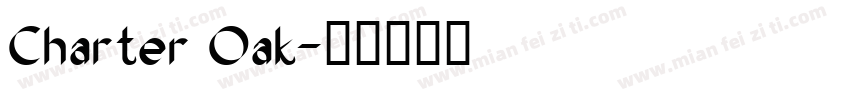 Charter Oak字体转换